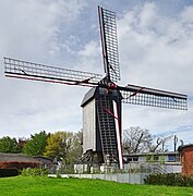 Lijstermolen, Westouter, view from Lijstermolendreef, Heuvelland (Be)