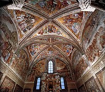 part of: frescoes by Luca Signorelli in the Cappella di San Brizio 