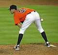 Miami Marlins pitcher Steve Cishek at Marlins Ballpark, 2013