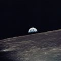 Apollo 10 view of Earth rise.