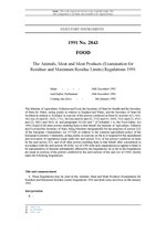 Thumbnail for File:The Animals, Meat and Meat Products (Examination for Residues and Maximum limits) Regulations 1991 (UKSI 1991-2843).pdf