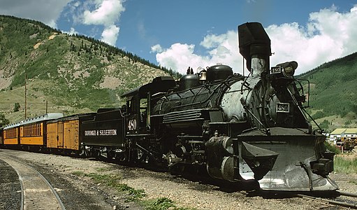 Train by the Durango and Silverton Narrow Gauge Railroad