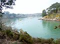 L'embouchure de l'Aven vue depuis la pointe de Penquernéo.