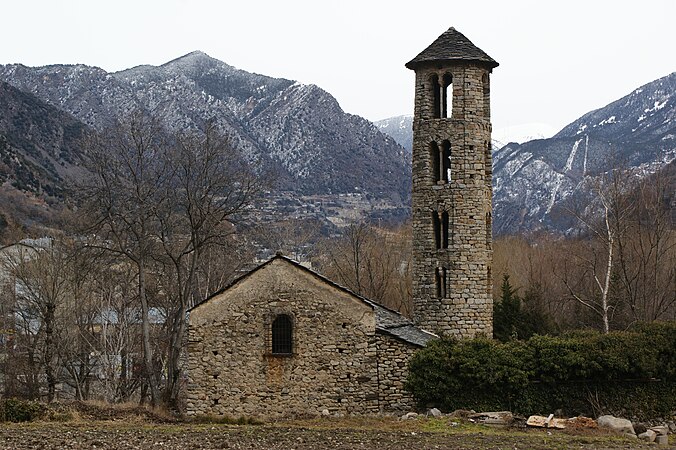 Pre-Romanesque Church of Santa Coloma. Author: fer55.