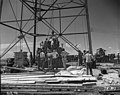 The "Trinity" device being unloaded at the shot tower.