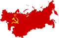 Flag-map of Soviet Union sphere of influence (1961-1989).svg