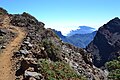 GR-131 hiking route near Roque de los Muchachos, La Palma, Canary Islands