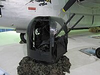 A Rose Gun Turret on display at RAF Museum London (this photo appeared on the front page of Wikipedia)