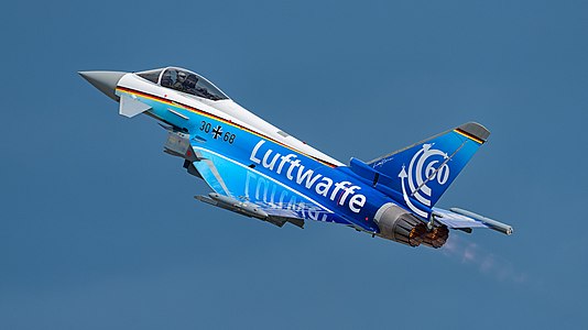 German Air Force Eurofighter Typhoon EF2000 at ILA Berlin 2016