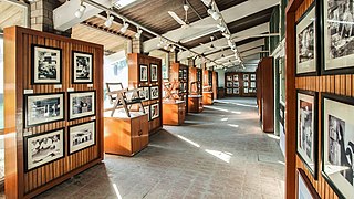 Main gallery at Le Corbusier Centre, Chandigarh