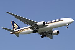 Singapore Airlines B777-200