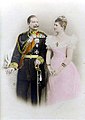 German emperor Wilhelm II and his wife Auguste Viktoria