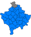 Leposavić map, Kosovo 2006