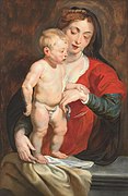 Rubens studio - The Virgin supporting the Christ Child on a parapet 2010 CKS 07863 0131.jpg