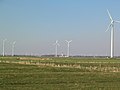 Wind turbines close to Poppenwurth