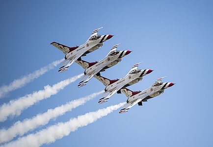 United States Air Force Thunderbirds at Pittsburgh air show