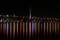 Harbour bridge and Sky Tower at night