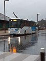 Bus Irisbus Récréo 2 officiant sur la ligne 10, vers Guidel, du réseau TBK, le 16 janvier 2020.