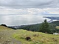 View of Stinson Beach and the Pacific Ocean from West Ridgecrest Boulevard