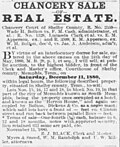 Thumbnail for File:"Chancery Sale of Real Estate" The Daily Memphis Avalanche, December 1, 1880.jpg