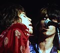 Mick Jagger and Keith Richards, concert at Winterland Palace in San Francisco, 1972