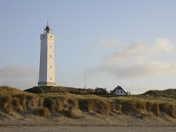 6: Blåvandshuk Lighthouse from 1899, Jutland.