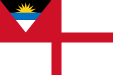 State Ensign of Antigua and Barbuda (canton: Flag of Antigua and Barbuda)