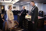 with Donald Rumsfeld and Peter Pace, 2006