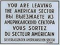 Sign, Checkpoint Charlie
