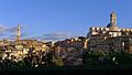 Siena - View with Campanile Palazzo-Pubblico and Duomo