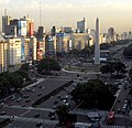 English: View of the Obelisk and Avenida 9 de Julio. Español: Vista del Obelisco, Avenida 9 de Julio