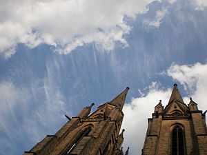 Clouds over E-church on 9 April 2016