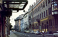 The Szeged National Theatre and the old Hotel Hungaria, September 1979.