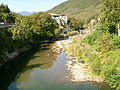 Fiume Arroscia presso Vessalico, Liguria,Italia