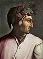Dante (Serie Gioviana), Cristofano dell'Altissimo, Uffizi, between 1552 and 1568 date QS:P,+1550-00-00T00:00:00Z/7,P1319,+1552-00-00T00:00:00Z/9,P1326,+1568-00-00T00:00:00Z/9