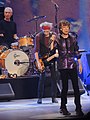 Charlie Watts, Keith Richards and Mick Jagger, concert at Prudential Center in Newark, 2012