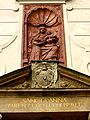 English: The Front of the Saint Anne Church in Olomouc Čeština: Kostel sv. Anny - detail průčelí