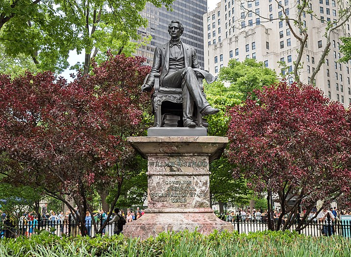 Seward statue in Madison Square Park