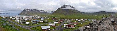 Thumbnail for File:Bolungarvik Pano from Avalanche Dam.jpg