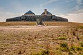 Guidel : le fort du Loch, vue d'ensemble, côté porte d'entrée du fort.