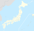 Administrative map of the main islands with a side map for the Ryukyu Islands