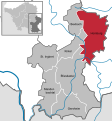 Location in Saarpfalz-Kreis