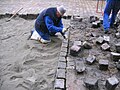 Installing setts in Prague