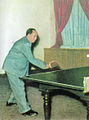 Mao playing ping pong