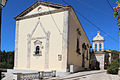 Johanneskirche mit Glockenturm in Loúcha