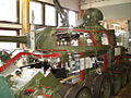 Finnish T-54 cut open for training, in Parola Tank Museum