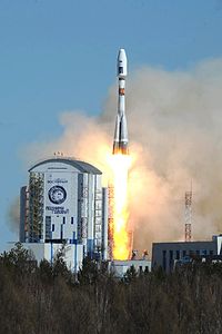 photo: Launch of the Soyuz-2.1a from Vostochny Cosmodrome (Russia).