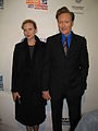 With his wife, Elizabeth Ann Powel, at a charity benefit (2007)