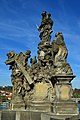 Sculpture of Madonna & Saint Bernard