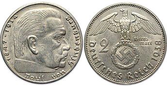 2 RM, 1938 (Silber)